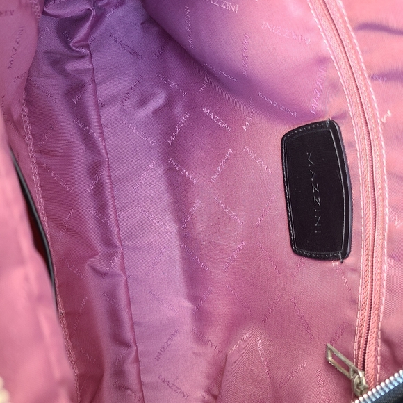 Mazzini patent leather top handle satchel bag, from Italy - Picture 12 of 12